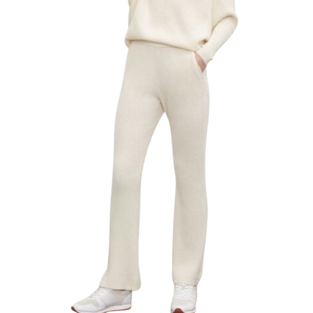 Club Monaco Cashmere Blend Knit Ribbed Pants, XXS
